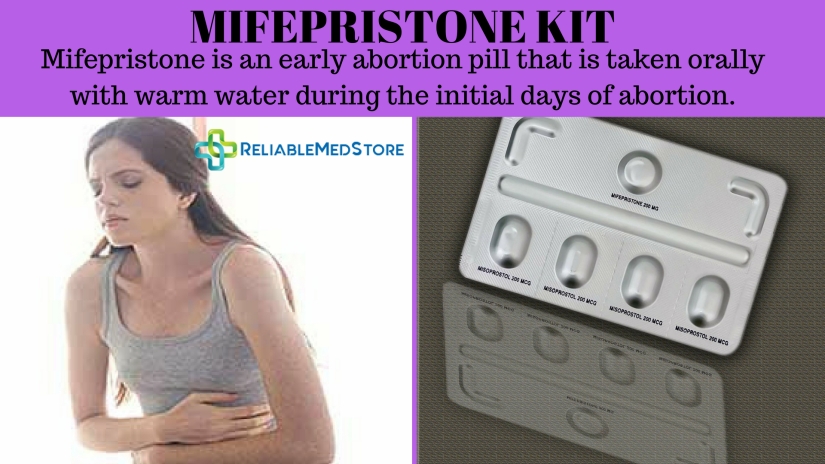 Safe abortion pill, mifepristone kit